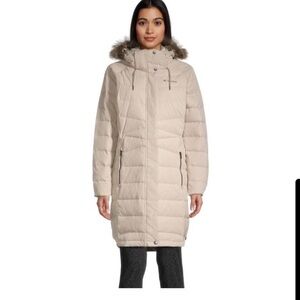 Columbia winter coat size small COLUMBIA W BELLE ISLE II MID DOWN DARK STONE